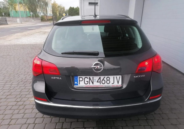 Opel Astra cena 24900 przebieg: 177223, rok produkcji 2014 z Gniezno małe 352